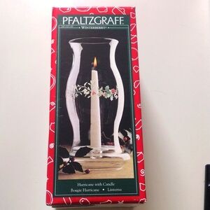 Pfaltzgraff Winterberry Hurricane Candle Holder